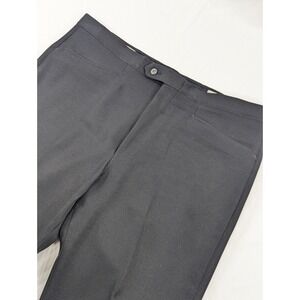 Vintage 1970s Jaymar Sansabelt Disco Pants Mens 38x27 Black Polyester Disco